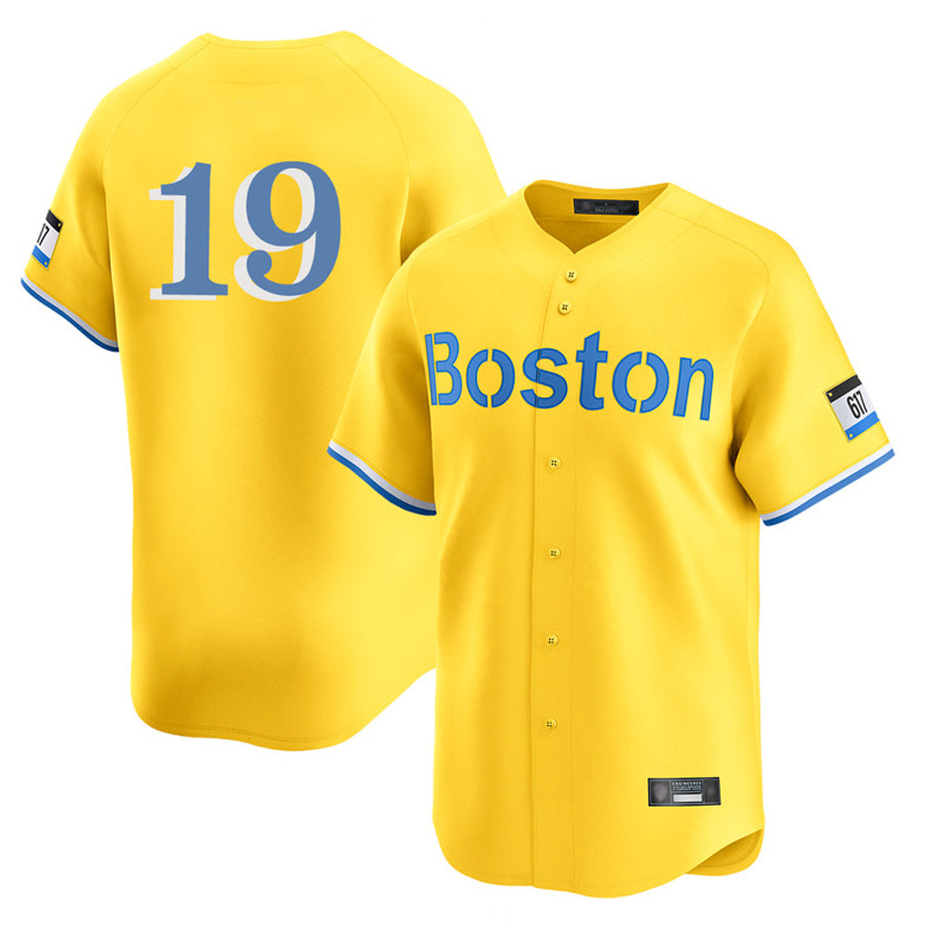 Kdoa B.Red Sox #19 Roman Anthony Player Yellow Limited Home Game Stitched Jerseys