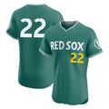 Kdoa B.Red Sox #22 Garrett Whitlock Player Green City Connect Limited Elite Home Game Stitched Jerseys