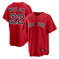 Kdoa B.Red Sox #22 Garrett Whitlock Player Red Home Game Stitched Jerseys