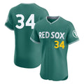 Kdoa B.Red Sox #34 David Ortiz Player Green City Connect Limited Elite Home Game Stitched Jerseys