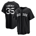 Kdoa B.Red Sox #35 Garrett Crochet Player Black Home Game Stitched Jerseys