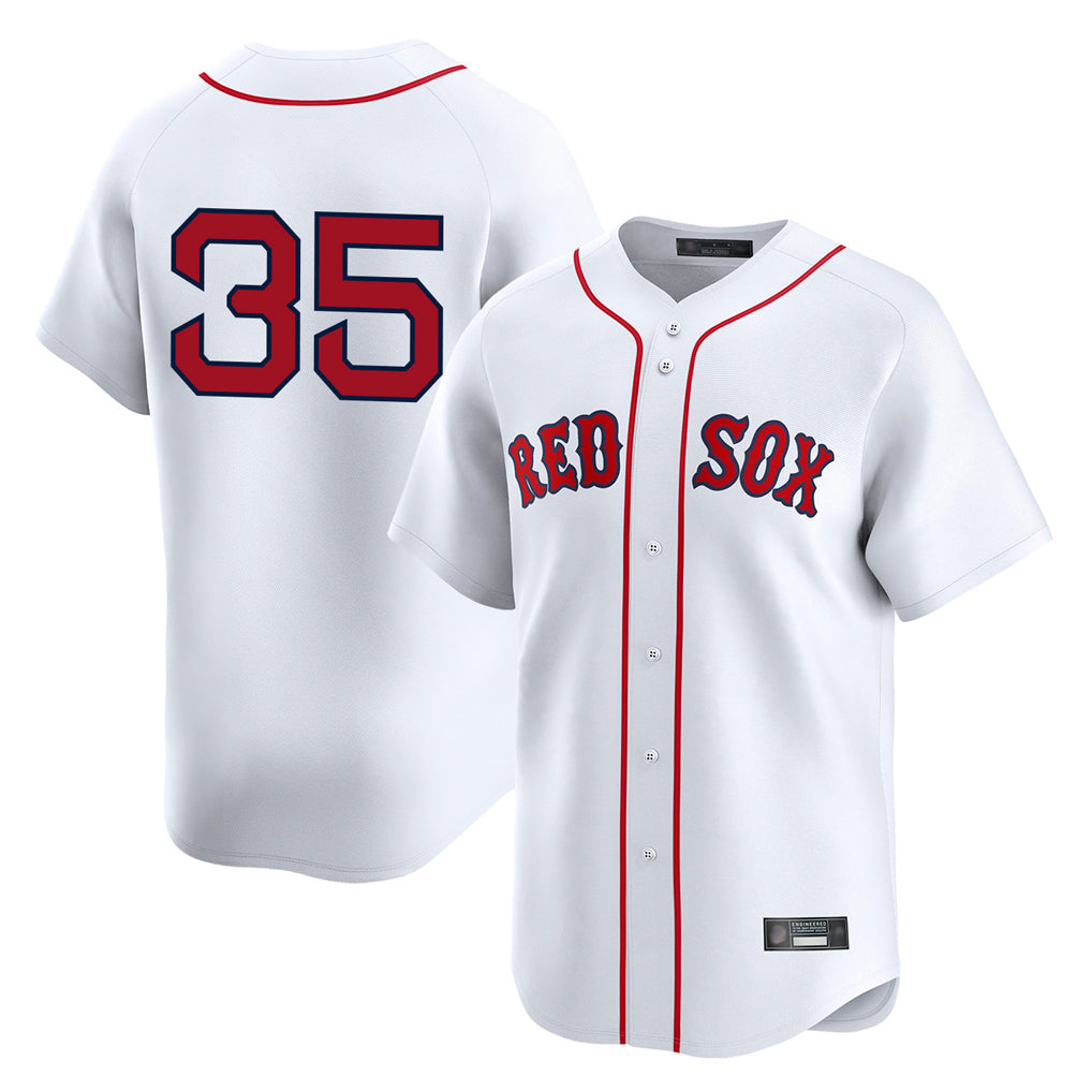 Kdoa B.Red Sox #35 Garrett Crochet Player White Limited Home Game Stitched Jerseys