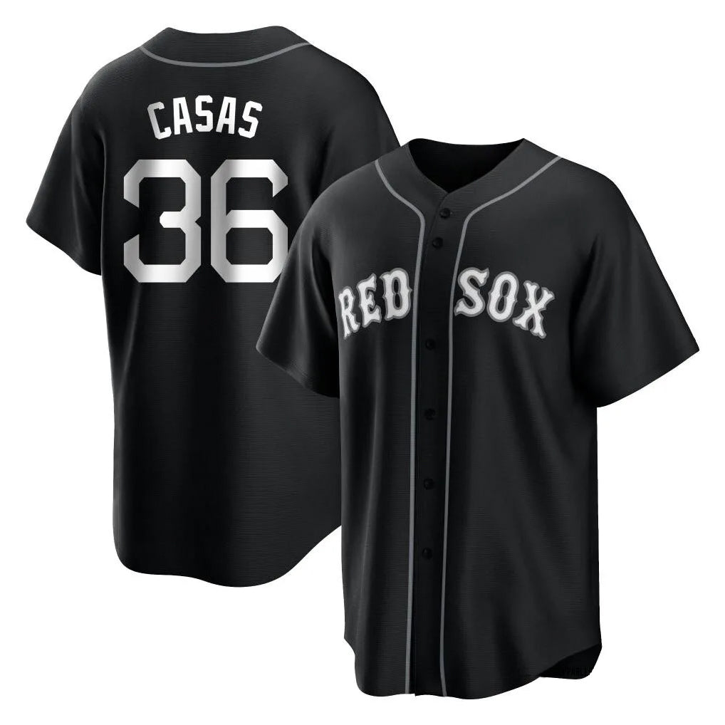 Kdoa B.Red Sox #36 Triston Casas Player Black Home Game Stitched Jerseys