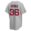 Kdoa B.Red Sox #36 Triston Casas Player Gray Road Home Game Stitched Jersey