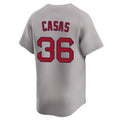 Kdoa B.Red Sox #36 Triston Casas Player Gray Road Limited Home Game Stitched Jerseys