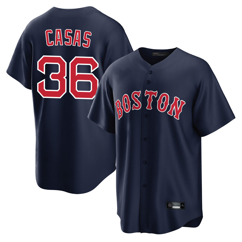 Kdoa B.Red Sox #36 Triston Casas Player Navy Home Game Stitched Jersey