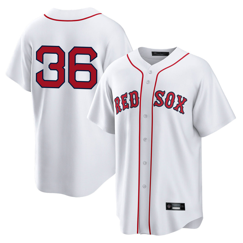 Kdoa B.Red Sox #36 Triston Casas Player White Home Game Stitched Jersey
