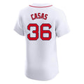 Kdoa B.Red Sox #36 Triston Casas Player White Limited Elite Home Game Stitched Jerseys