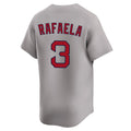 Kdoa B.Red Sox #3 Ceddanne Rafaela Player Gray Road Limited Home Game Stitched Jerseys