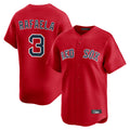 Kdoa B.Red Sox #3 Ceddanne Rafaela Player Red Limited Home Game Stitched Jersey