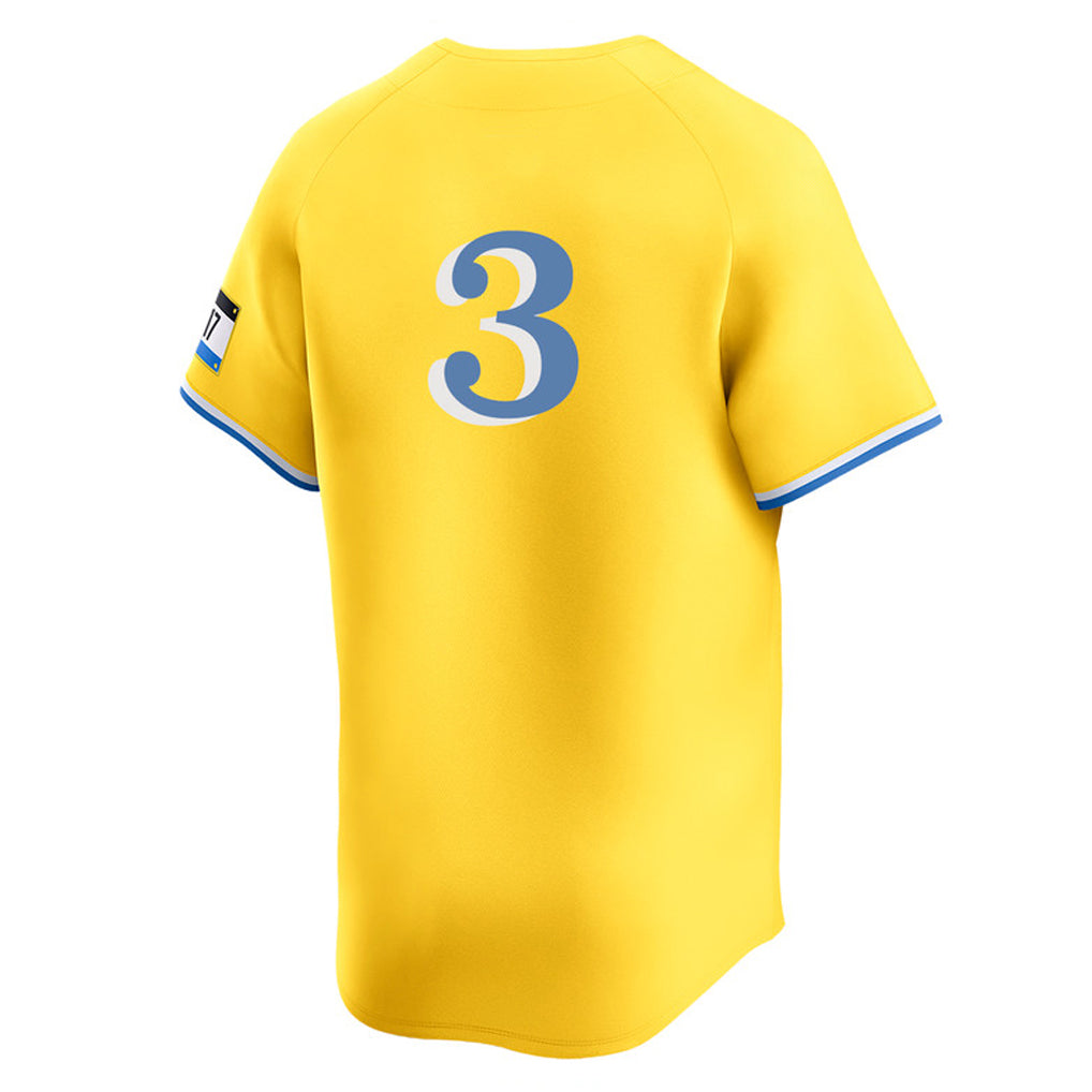 Kdoa B.Red Sox #3 Ceddanne Rafaela Player Yellow Limited Home Game Stitched Jerseys