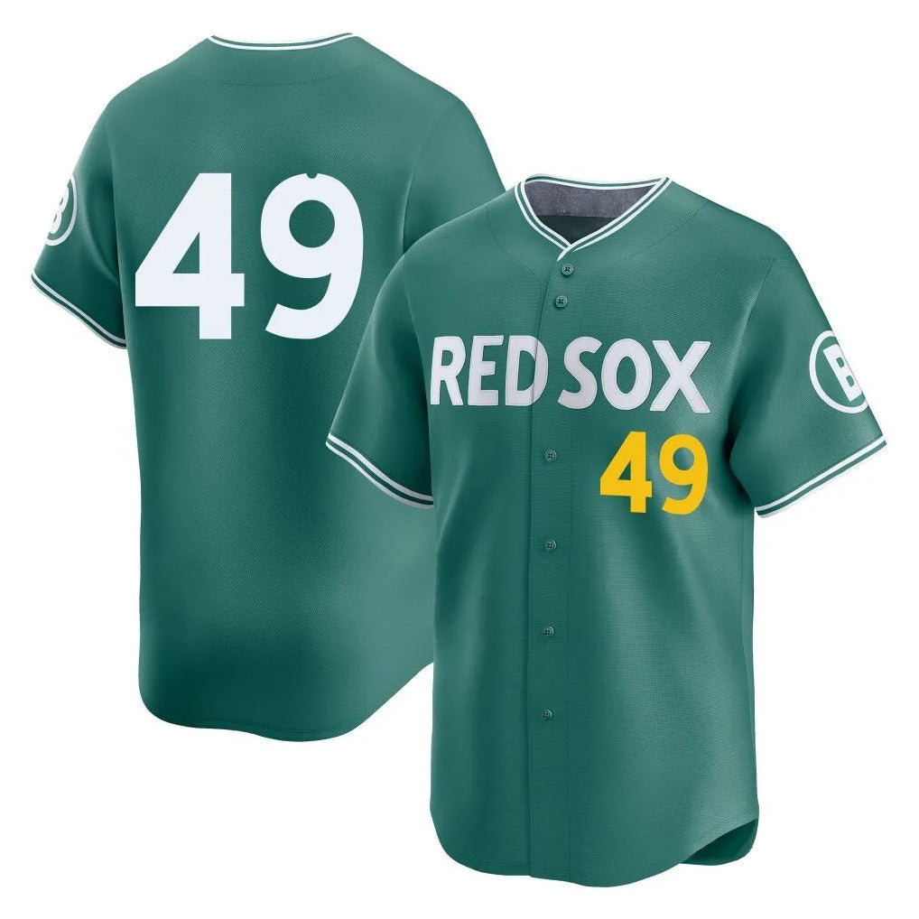 Kdoa B.Red Sox #49 Tim Wakefield Player Green City Connect Limited Home Game Stitched Jerseys