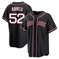 Kdoa B.Red Sox #52 Wilyer Abreu Player Black Out Home Game Stitched Jerseys
