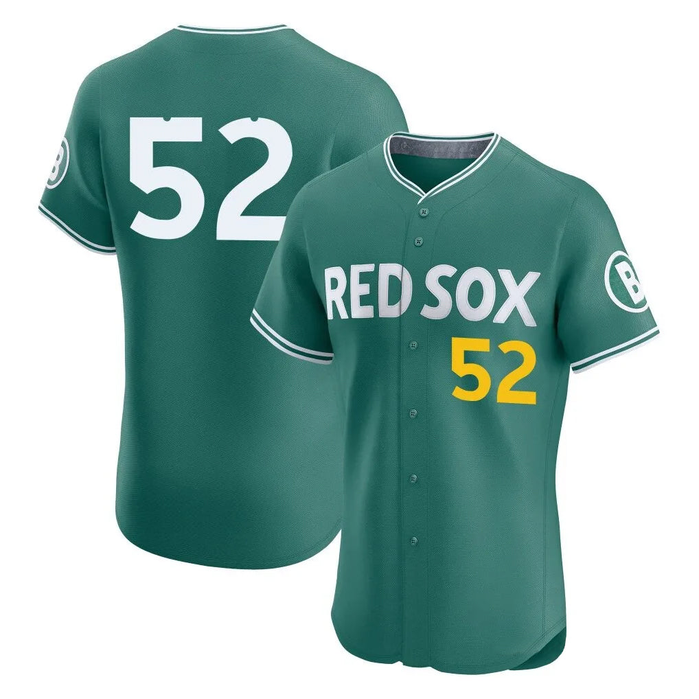 Kdoa B.Red Sox #52 Wilyer Abreu Player Green City Connect Limited Elite Home Game Stitched Jerseys