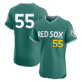 Kdoa B.Red Sox #55 Ranger Su¡§¡érez Player Green City Connect Limited Elite Home Game Stitched Jerseys
