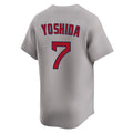Kdoa B.Red Sox #7 Masataka Yoshida Player Gray Road Limited Home Game Stitched Jerseys