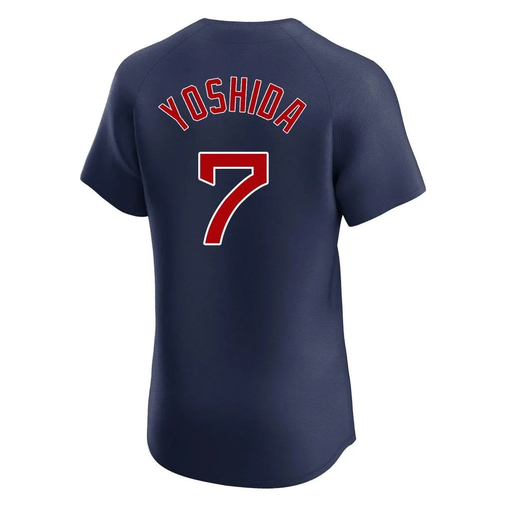 Kdoa B.Red Sox #7 Masataka Yoshida Player Navy Limited Elite Home Game Stitched Jerseys