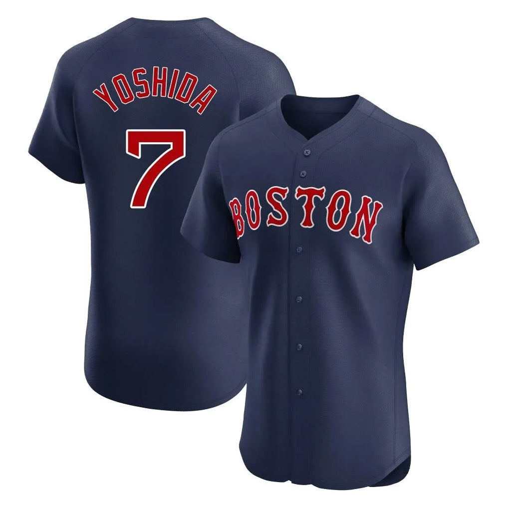 Kdoa B.Red Sox #7 Masataka Yoshida Player Navy Limited Elite Home Game Stitched Jersey