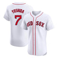 Kdoa B.Red Sox #7 Masataka Yoshida Player White Limited Elite Home Game Stitched Jersey