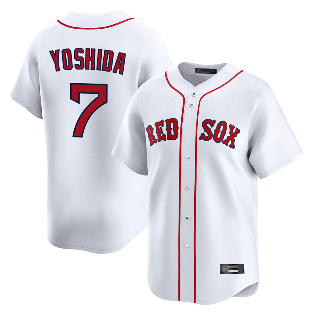 Kdoa B.Red Sox #7 Masataka Yoshida Player White Limited Home Game Stitched Jersey