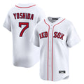 Kdoa B.Red Sox #7 Masataka Yoshida Player White Limited Home Game Stitched Jersey