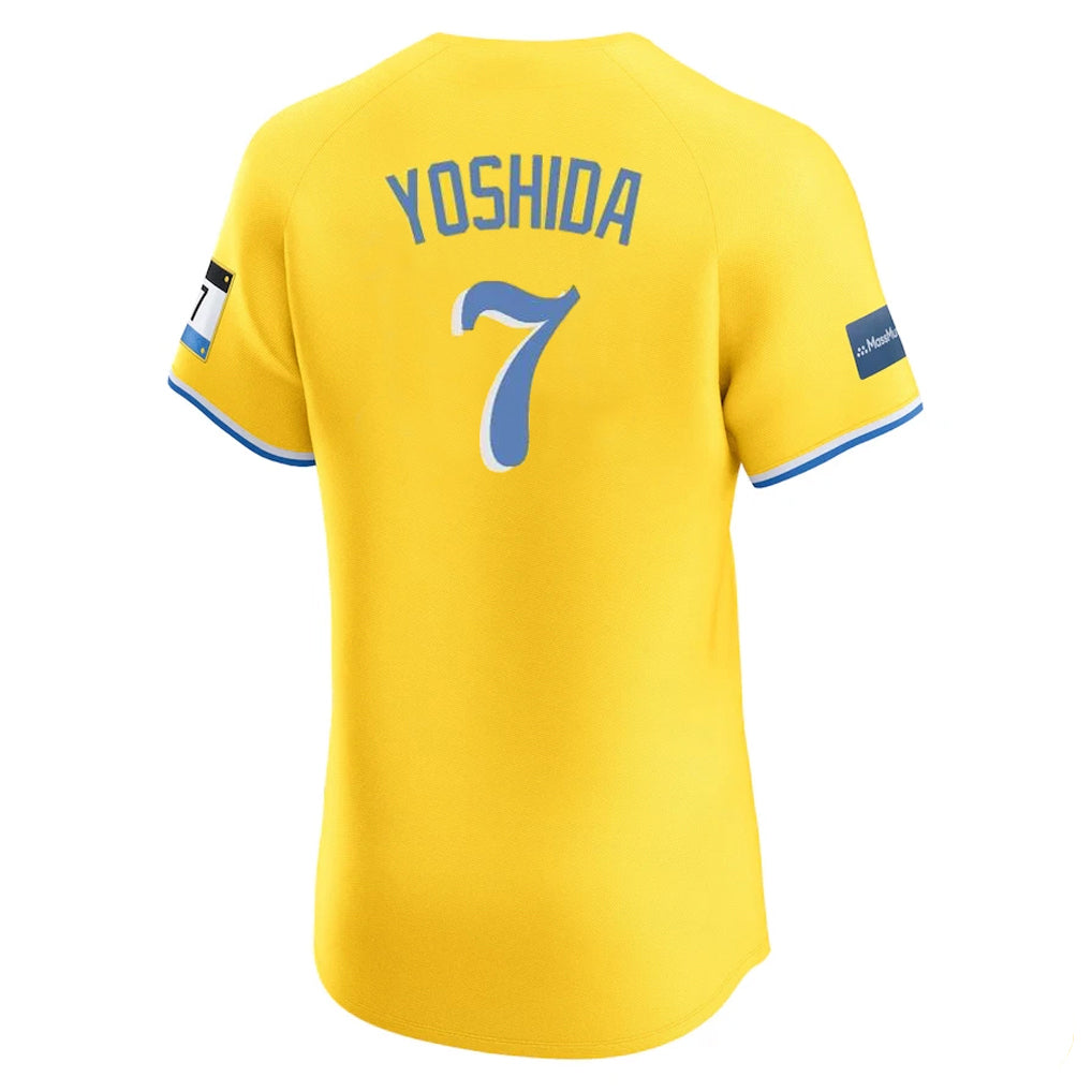 Kdoa B.Red Sox #7 Masataka Yoshida Player Yellow Limited Elite Home Game Stitched Jerseys