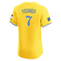 Kdoa B.Red Sox #7 Masataka Yoshida Player Yellow Limited Elite Home Game Stitched Jerseys