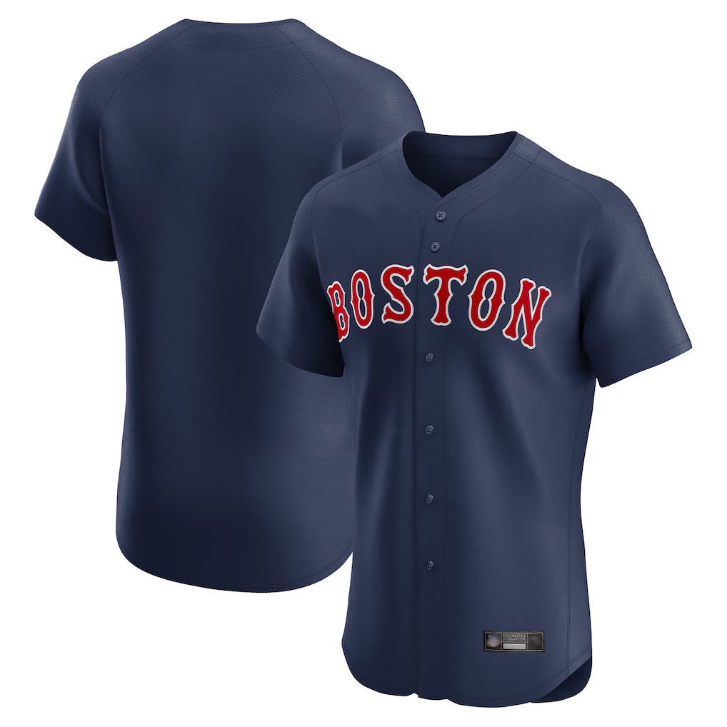 Kdoa B.Red Sox Blank Player Navy Limited Elite Home Game Stitched Jerseys