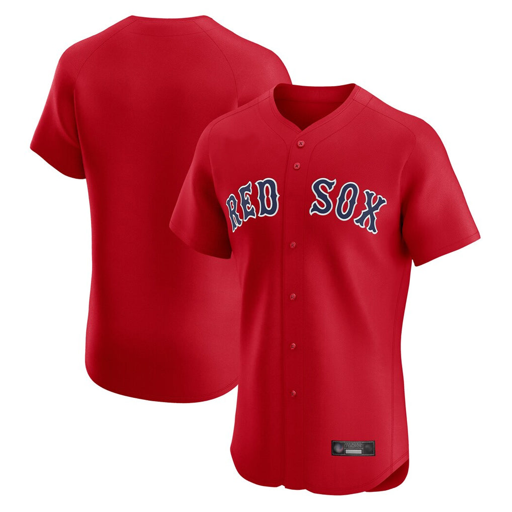 Kdoa B.Red Sox Blank Player Red Limited Elite Home Game Stitched Jerseys