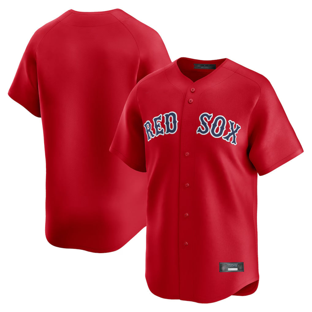 Kdoa B.Red Sox Blank Player Red Limited Home Game Stitched Jerseys