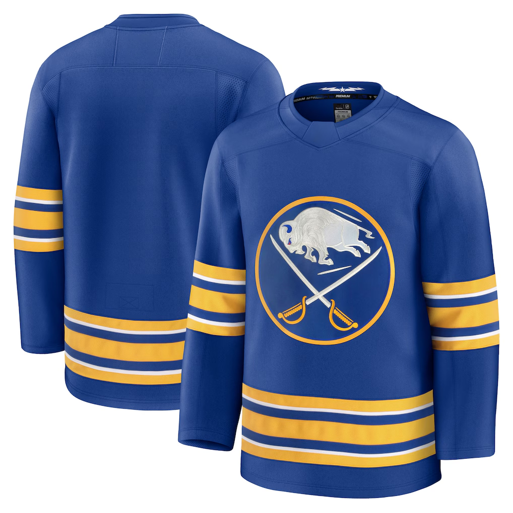 Kdoa B.Sabres Royal Home Premium Stitched Jerseys
