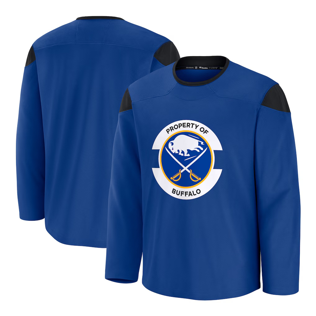 Kdoa B.Sabres Royal Practice Stitched Jerseys