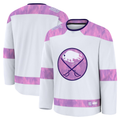 Kdoa B.Sabres White 2024 Hockey Fights Cancer Practice Stitched Jerseys