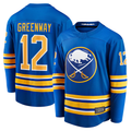 Kdoa B.Sabres #12 Jordan Greenway Royal Home Breakaway Stitched Jerseys