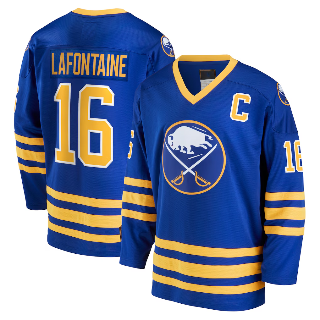Kdoa B.Sabres #16 Pat LaFontaine Royal Breakaway Retired Player Stitched Jerseys