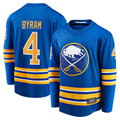 Kdoa B.Sabres #4 Bowen Byram Royal Home Breakaway Stitched Jerseys