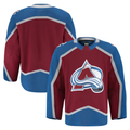 Kdoa C.Avalanche Burgundy Home Authentic Pro Jerseys