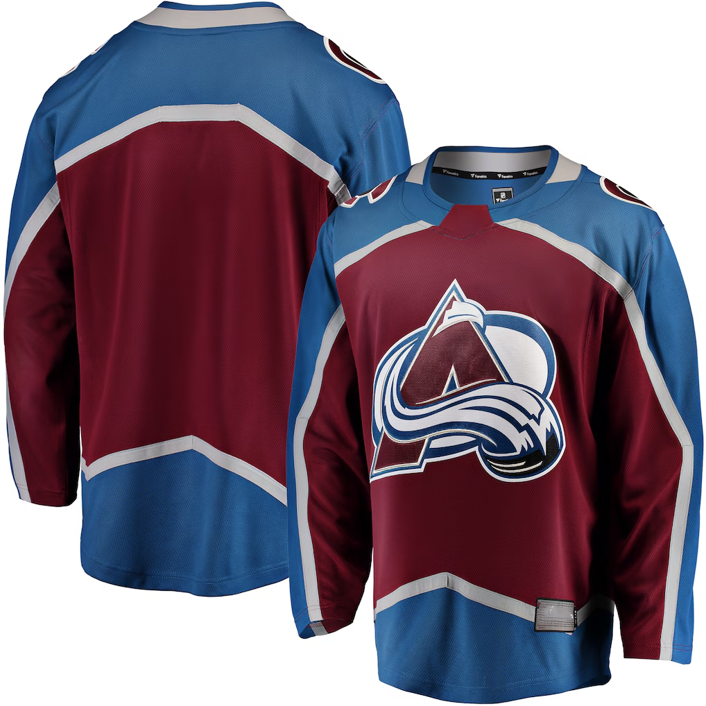 Kdoa C.Avalanche Maroon Breakaway Home Jerseys