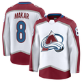 Kdoa C.Avalanche #8 Cale Makar White Away Premium Jerseys
