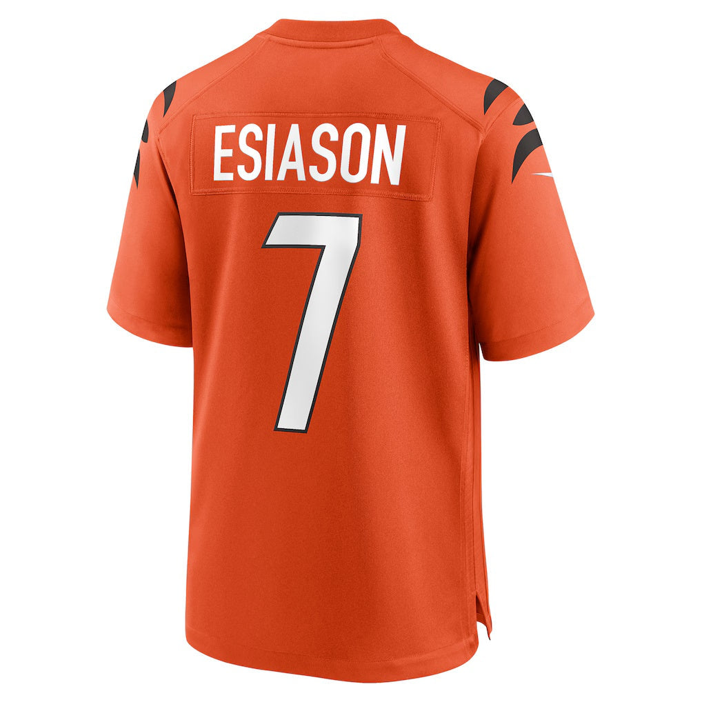 Kdoa C.Bengals #7 Boomer Esiason Orange Retired Player Alternate Game Stitched Jerseys