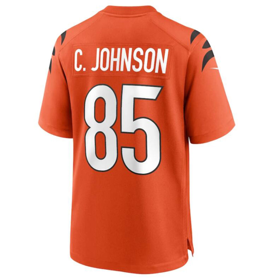 Kdoa C.Bengals #85 Chad Johnson Orange Retired Player Alternate Game Jersey American Stitched Jerseys