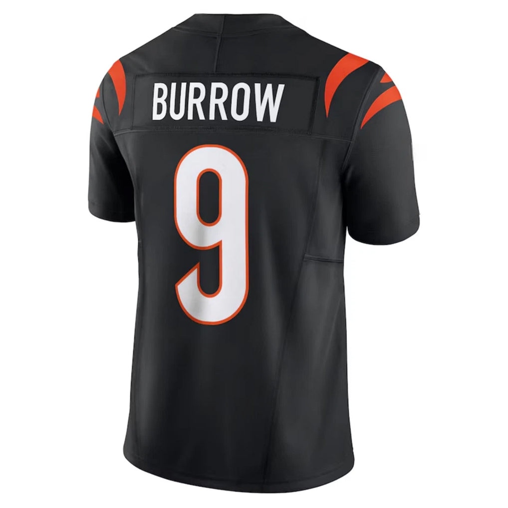 Kdoa C.Bengals #9 Joe Burrow Player Black Vapor F.U.S.E. Limited Stitched Jerseys