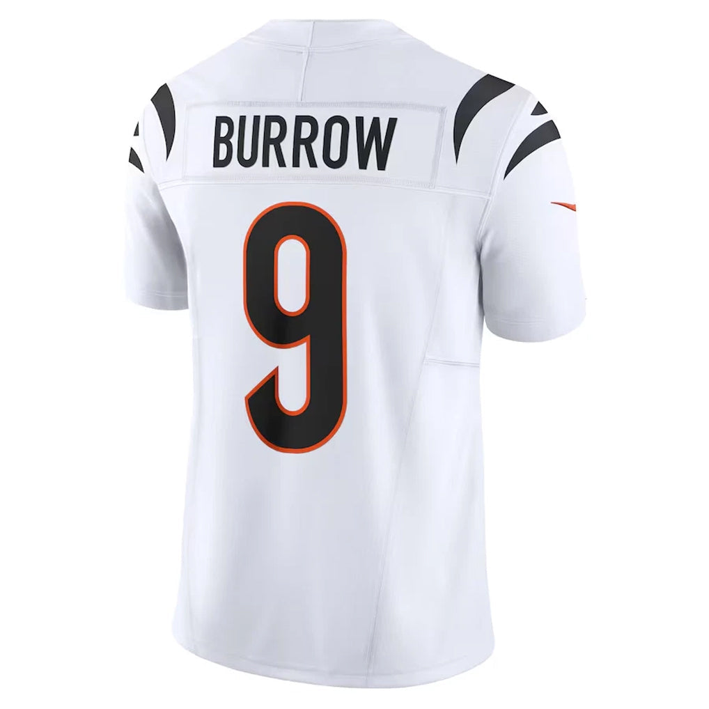 Kdoa C.Bengals #9 Joe Burrow Player White Vapor F.U.S.E. Limited Stitched Jerseys