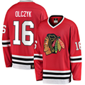 Kdoa C.Blackhawks #16 Eddie Olczyk Red Premier Breakaway Retired Player Jerseys