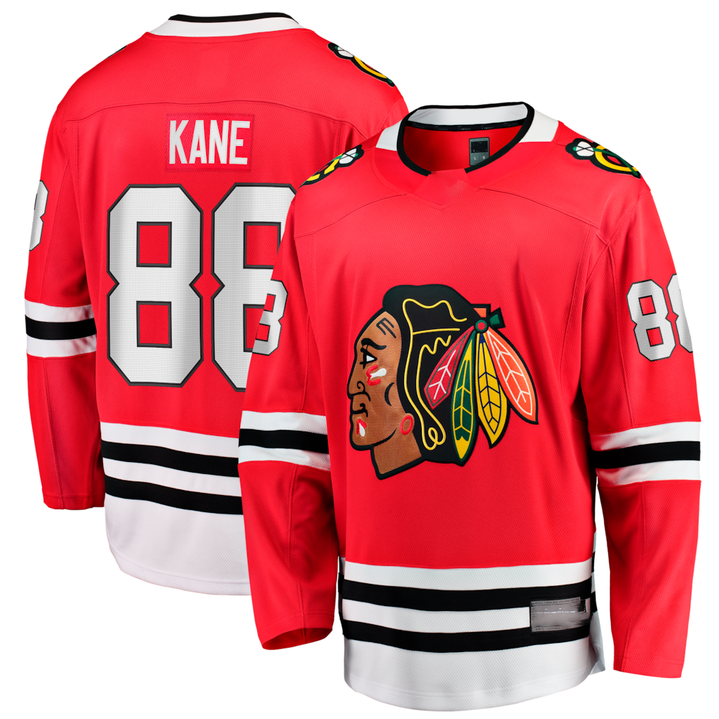 Kdoa C.Blackhawks #88 Patrick Kane Red Home Breakaway Jerseys