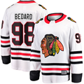 Kdoa C.Blackhawks #98 Connor Bedard White Away Breakaway Player Jerseys
