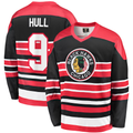 Kdoa C.Blackhawks #9 Bobby Hull Red Premier Breakaway Retired Player Jerseys