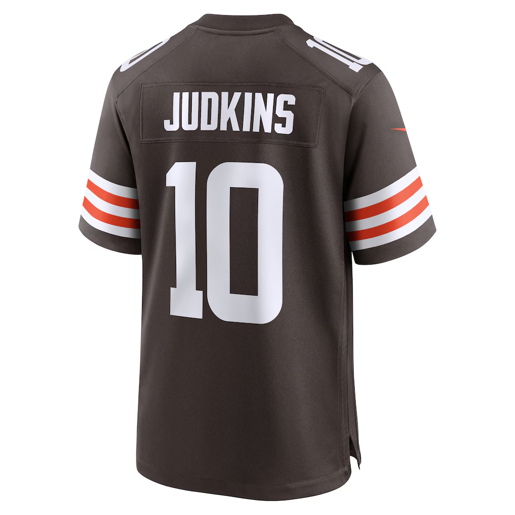 Kdoa C.Browns #10 Quinshon Judkins Brown 2025 Draft Game Stitched Jerseys