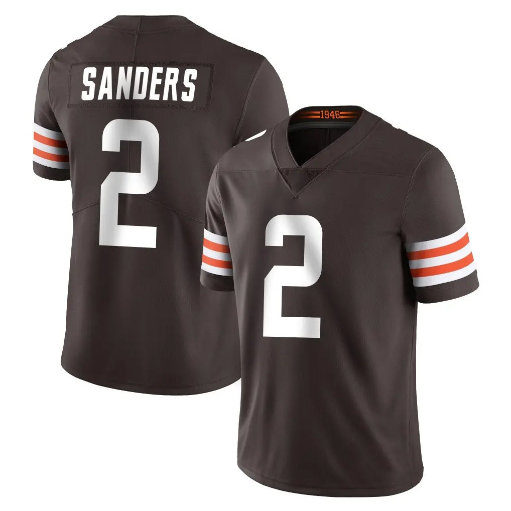 Kdoa C.Browns #2 Shedeur Sanders Player Brown Color Vapor Untouchable Limited Home Game Stitched Jerseys