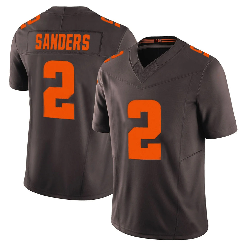 Kdoa C.Browns #2 Shedeur Sanders Player Brown Limited Vapor F.U.S.E. Alternate Game Stitched Jerseys